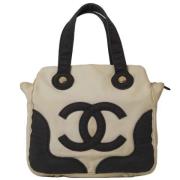 Pre-owned Canvas chanel-bags Chanel Vintage , Beige , Dames