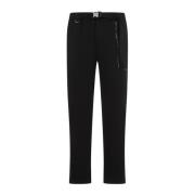 Zwarte Slim Fit Riem Broek Mastermind World , Black , Heren