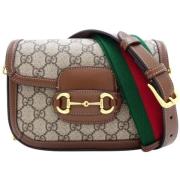 Pre-owned Canvas gucci-bags Gucci Vintage , Brown , Dames