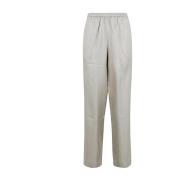 Zilvergrijze Alera Broek Loulou Studio , Gray , Dames