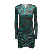 Groene Jurk voor Vrouwen Aw24 Just Cavalli , Multicolor , Dames