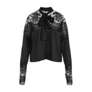 Zwarte Shirt voor Mannen Ermanno Scervino , Black , Dames