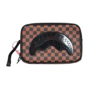 Transparante Rubberen Haai Toilettas Sprayground , Brown , Dames