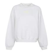 Logo Terry Sweatshirt T by Alexander Wang , White , Dames