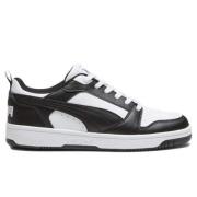 Lage Rebound V6 Sneakers Zwart/Wit Puma , Black , Heren