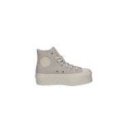 Witte Sportieve Lift Ox Sneakers Converse , Beige , Dames