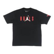 NBA Courtside Statement Tee Chicago Bulls Jordan , Black , Heren