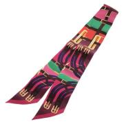 Pre-owned Silk scarves Hermès Vintage , Multicolor , Dames