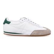 Stijlvolle Nylon Sneakers met Suède Neus Saint Laurent , White , Dames