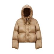 Korte Beige Borey Donsjas Moncler , Beige , Dames