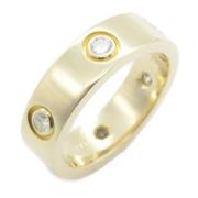 Pre-owned Pearl rings Cartier Vintage , Yellow , Dames