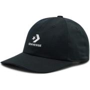 Geborduurde Star Chevron Baseball Cap Converse , Black , Unisex