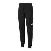 Cargo Broek Zwart Logo Mannen Puma , Black , Heren