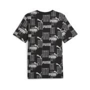 Essentials Logo Lab AOP T-shirt Puma , Multicolor , Heren