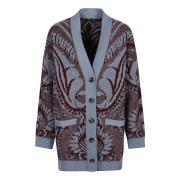 Stijlvolle Gebreide Vest voor Vrouwen Etro , Multicolor , Dames