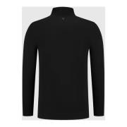 Klassieke Turtleneck Sweater Zwart Heren Pure Path , Black , Heren