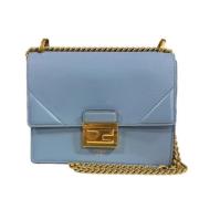 Pre-owned Leather fendi-bags Fendi Vintage , Blue , Dames