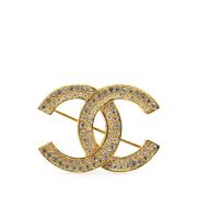 Pre-owned Metal chanel-jewelry Chanel Vintage , Yellow , Dames