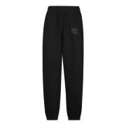 Logo Terry Sweatpant Klassieke Stijl T by Alexander Wang , Black , Dam...