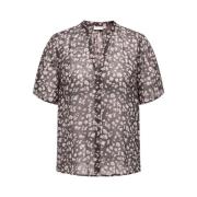 Luipaardprint Shirt Pinecone/Cowgirl Leo Only Carmakoma , Multicolor ,...