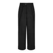 Relaxed Fit Zwarte Broek Eliot Model Annette Görtz , Black , Dames