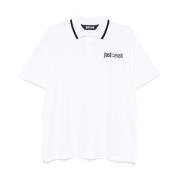 Witte T-shirts & Polo's voor mannen Just Cavalli , White , Heren