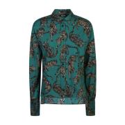 Groene shirts voor vrouwen Aw24 Just Cavalli , Green , Dames