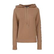 Bruine Trui met Kristaldecoratie Max Mara , Brown , Dames