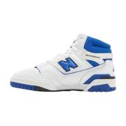 Wit Blauwe Herenschoenen New Balance , White , Dames