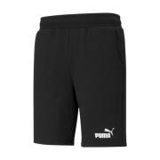 Zwarte Slim Fit Shorts Puma , Black , Dames