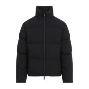 Navy Misonet Jas Moncler , Blue , Heren