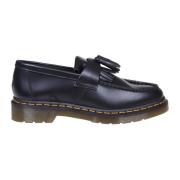 Zwarte leren loafers met kwastdetail Dr. Martens , Black , Dames