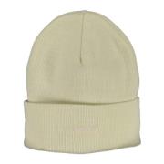 Witte Dames Geborduurd Logo Beanie Levi's , White , Dames