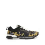 Zwarte Sneakers voor Mannen Aw24 Versace Jeans Couture , Black , Heren