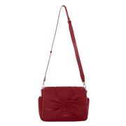 Geweven Crossbody Tas met Elegantie Kocca , Red , Dames