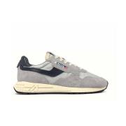 Grijze Sneakers met Vintage '80s Stijl Autry , Gray , Heren