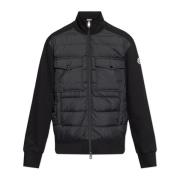 Jas met logo Moncler , Black , Heren