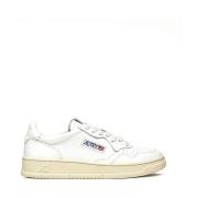 Witte leren sneakers geïnspireerd op vintage Autry , White , Heren