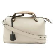 Pre-owned Leather fendi-bags Fendi Vintage , Beige , Dames