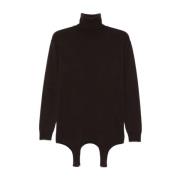 Garter Sweater Saint Laurent , Brown , Dames