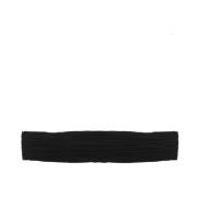 Zwart Gestructureerde Finish Plissé Riem Forte Forte , Black , Dames