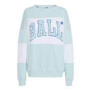 Ice Water Sweatshirt met geborduurd logo Ball , Blue , Dames