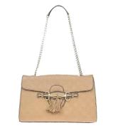 Pre-owned Leather gucci-bags Gucci Vintage , Beige , Dames