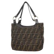 Pre-owned Nylon fendi-bags Fendi Vintage , Brown , Dames