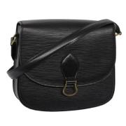 Pre-owned Leather louis-vuitton-bags Louis Vuitton Vintage , Black , D...