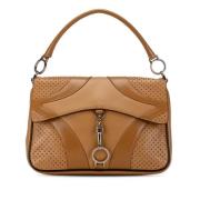 Pre-owned Leather handbags Prada Vintage , Brown , Dames