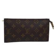 Pre-owned Canvas pouches Louis Vuitton Vintage , Brown , Dames