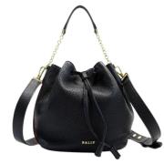 Pre-owned Leather handbags Bally Pre-owned , Black , Dames