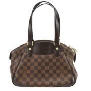 Pre-owned Canvas louis-vuitton-bags Louis Vuitton Vintage , Brown , Da...