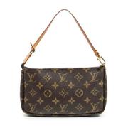 Pre-owned Canvas handbags Louis Vuitton Vintage , Brown , Dames